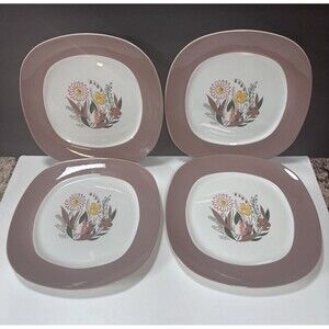 Vintage Taylor Smith Taylor Conversation Nassau Dinnerware Plate 10" 1950's